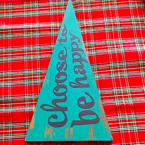 Inspirational wooden pennant signs set of 4 - Picture 4 of 7